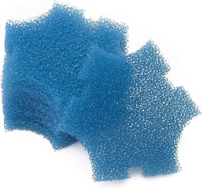 Replacement Blue Coarse Foam Filter Fit for Oase SwimSkim 25 Floating Pond Skimmer (Pack of 6pcs)