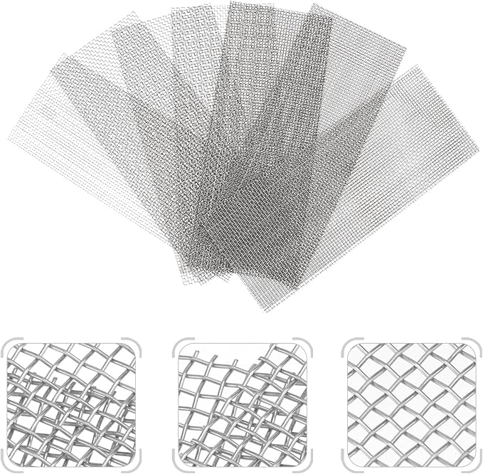 Beaupretty 10pcs Aquatic Planting Mesh Moss Fixed Net Stainless Steel Net Aquatic Moss Mesh Fish Tank Accessory Aquarium Grass Fixed Fish Tank Plant Plant Aquarium s