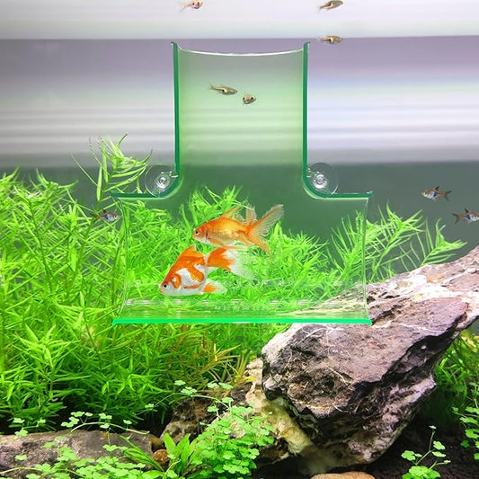 Aquarium Decorations Fish Tank Accessories for Shrimp Cichlid Hiding Breeding, Small Fish Bowl Hide Decoration, Acrylic Tube Tunnel for Betta Fish Tank Decorations, Aquarium Hideout with Suction Cups