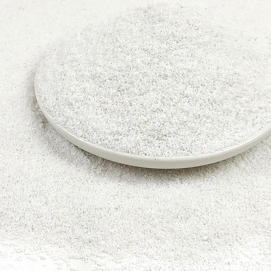 YISZM Aquarium Sand, 5lbs White Fish Tank Sand, Aquarium Gravel Substrate for Aquascaping, Vivariums, Terrariums, Plants and Crafts