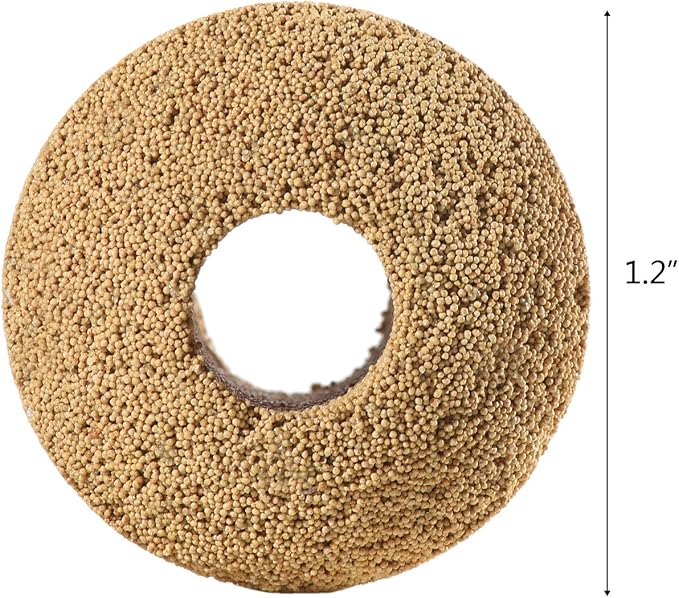Hipanda Aquarium Filter Media Ceramic Bio Sphere,Quality Biological Rings for Marine and Freshwater Fish Tank (1520g/3.35lb)