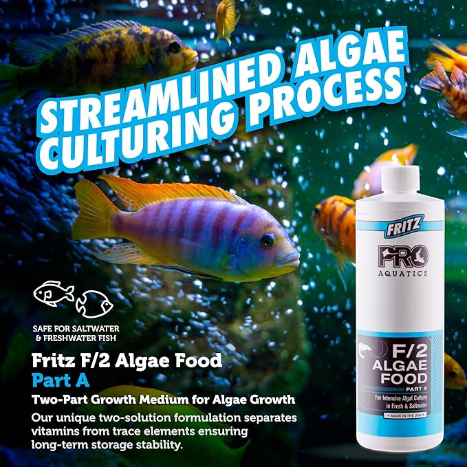 Fritz Aquatics PRO - F/2 Algae Food PTA - 16oz