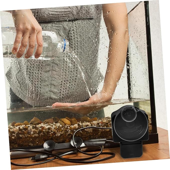 Automatic Fish Feeder for Aquarium Tank Large-Capacity Feeding Tool Fish Food Timer Dispenser Suitable for Vacation and Turtle Feeding