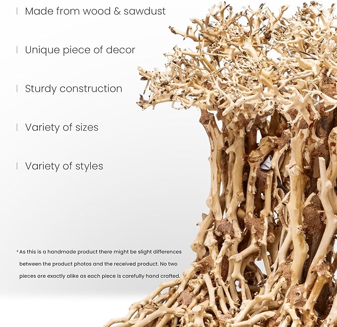 Ultum Nature Systems Bonsai - Handcrafted Hardscape Driftwood for Aquarium, Terrarium, Vivarium, Natural Aquascape Hardscape Decorations, Aquascaping Hardscape for Live Aquatic Plants - 005, X Small