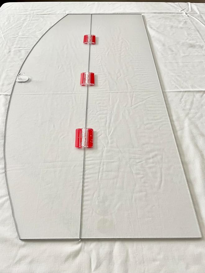 Aquarium Lid 36 Gallon Bow Front 3/16" Clear Polycarbonate. Tank not Included (No Cutout)