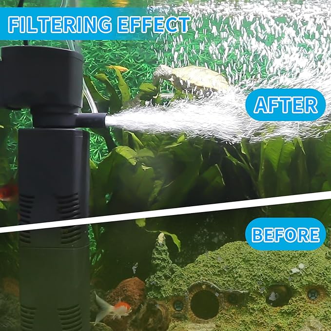 coospider-repta Aquarium Filter Accessories, for JP-022F, JP-024F, 022, 024 Replacement Filter Cottons, Filter Cottons 2PSC