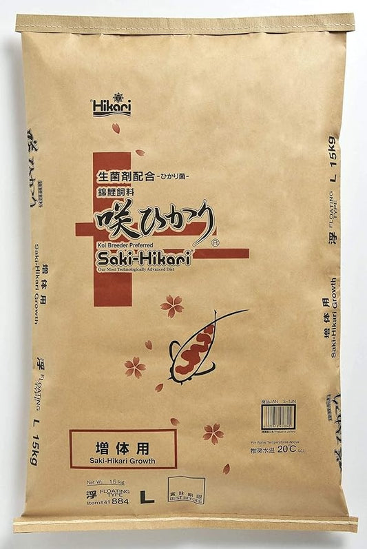 Hikari Saki-Hikari Growth Enhancing Koi Food - Large Pellets 33 lbs