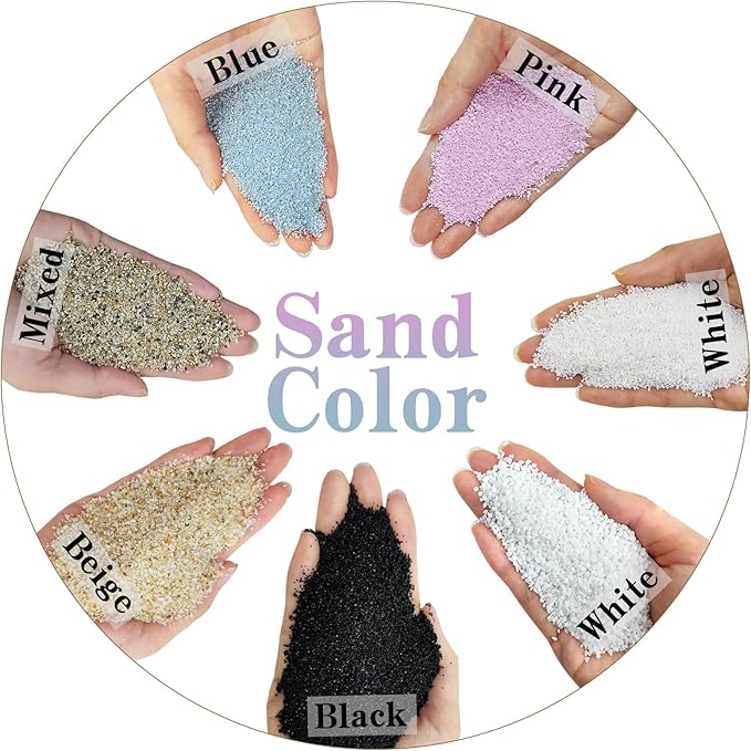 FANTIAN 20 lbs Black Silica Sand. Decorative Aquarium Gravel Substrate for Fish Tank, Plants Potted, Fire Pits, Candle, Vase Filler and Crafts