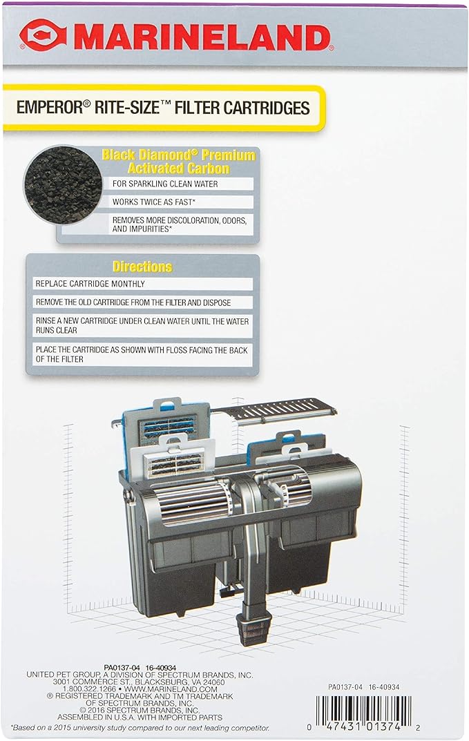 MarineLand Emperor Bio-Wheel Replacement Power Filter Cartridges