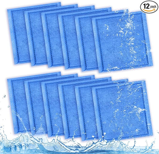 Aquarium Filter Cartridge 12 Pack Rite-Size C & EZ-Change #3 Fish Tank Filter Cartridge Replacement Compatible with PRO Power Filters 275/375 /Power Filters 200/350