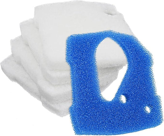6685 Filter Pad Set Fit For Eheim Pro 4+ Canister Filter 250 /250T/ 350/ 350T/600，Fish Aquarium Pet Prefilter Pads - Fine & Coarse Media Filter Pads Biological Filtration For Improving Water Quality