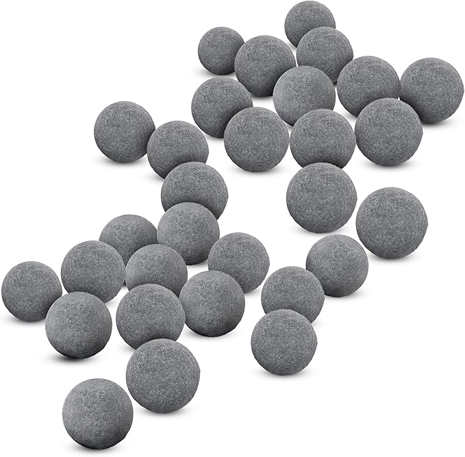 SunGrow Calcium-Rich Energy Balls, Fish Tank Cleaning Aid, Calcium Ball for Betta, AquariummDecor, Fish Activity Booster, Energy Source for Fish, Breeding Support, Betta Tank Accessories, 30 pcs