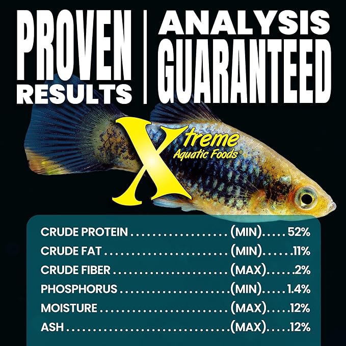 Xtreme Nano 0.5mm Sinking Pellets – High-Protein Fish Food for Nano & Community Fish, Krill-Based Formula for Color, Immune Support, and Vitality – Complete Nutrition for Small Aquarium Species (5oz)