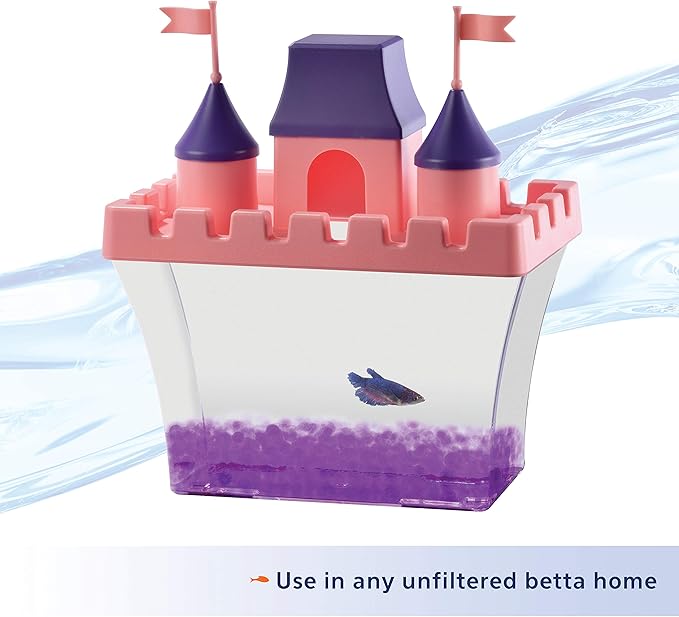 Aqueon Pure Betta Beads, Purple