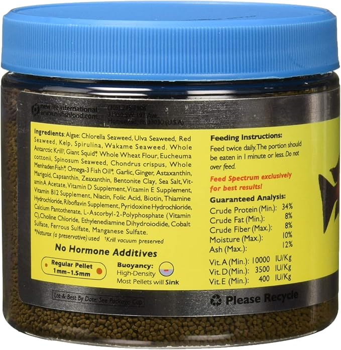 New Life Spectrum AlgaeMax Regular 300g (Naturox Series)