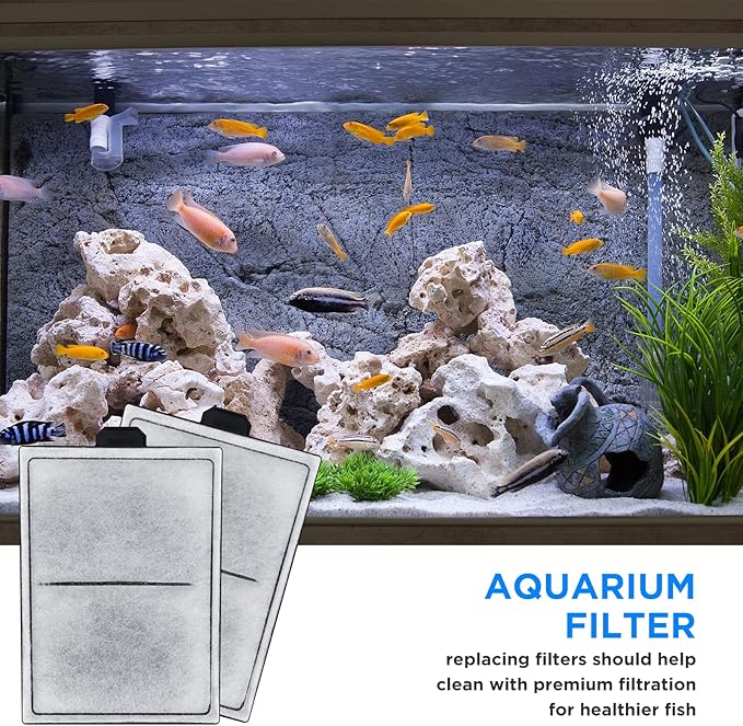 HiTauing 12 Packs PF-L Carbon Cartridges for PF20, PF30, PF40 and PF75 Power Filters