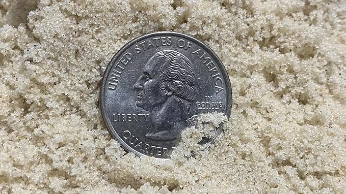 Wpc-Co. Premium Tan Aquarium Sand Substrate - Fine Grit, Natural-Looking, Multi-Purpose, Tan Color, 10 LBS
