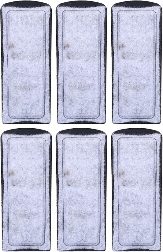KIMISS 6Pcs Fish Tank Filter Cartridges, Aquarium Filter, Fish Tank Accessories WallMounted Replacement Filter Cartridges for Aquariums