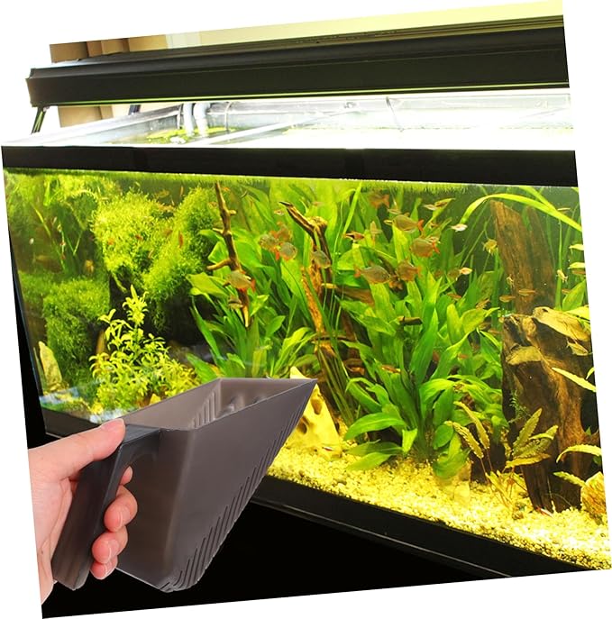 Milisten Aquarium Sand Cleaner Tools Fish Tank Strainer and Substrate Shovel Material for Easy Tank Maintenance Unique Mudbottom Plant Roots