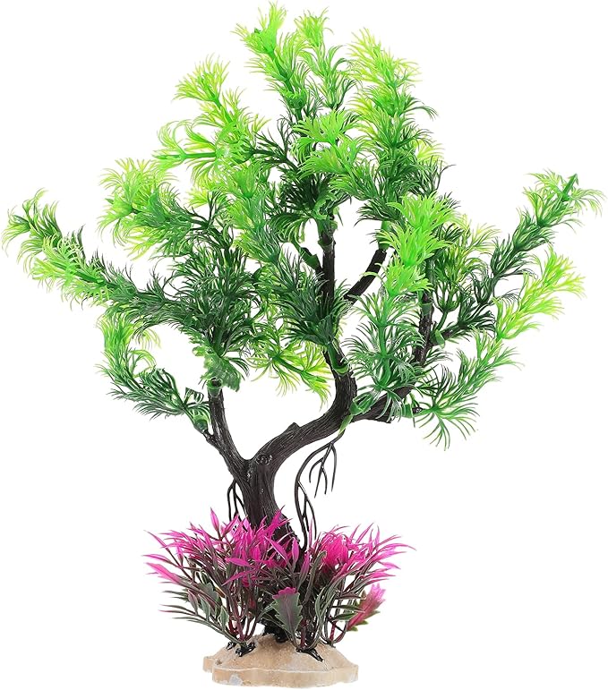 iplusmile Fish Tank Decorations, Artificial Aquarium Plants Tree Landscaping Decor Accessories Ornaments