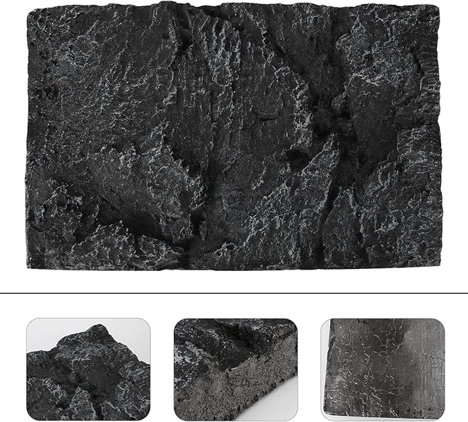 balacoo Aquarium Background Board Reptile Terrarium Background Decorations for Fish Tank Reptiles Turtles