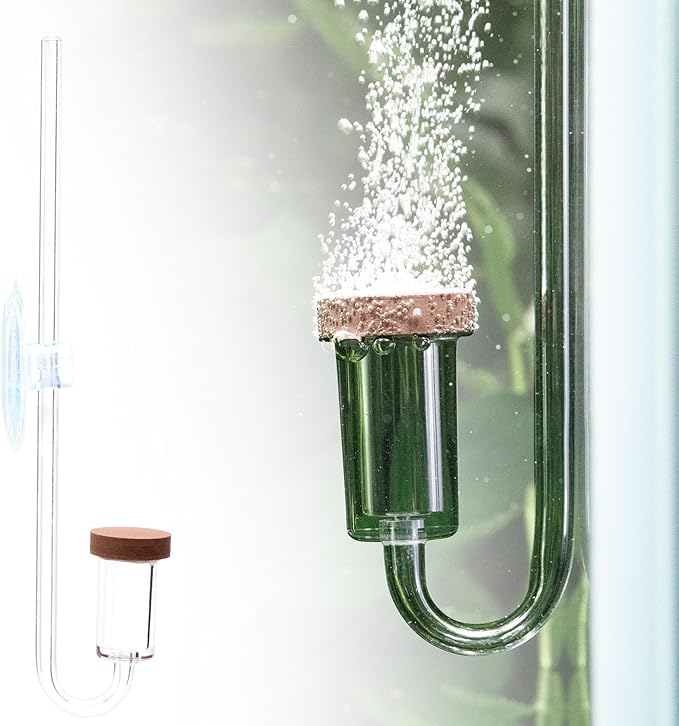 Aquario Neo CO2 Aquarium Diffuser - CO2 Diffuser Aquarium Kit, CO2 Diffuser for Aquarium Plants, CO2 System for Aquarium - Normal Original Diffuser, Medium
