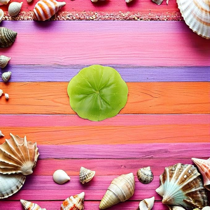 PRETYZOOM 30pcs Artificial Water Lily Leaves, Realistic Floating Water Lily Pads for Fish Tank, Aquarium, Pool, Home Decor, 2.36 Inches, Plastic