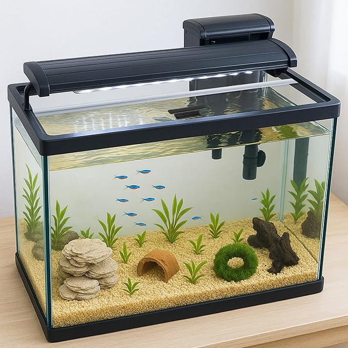 29.21x11.69 x0.16in Clear Tempered Glass Canopy,Aquarium Fish Tank Hoods FITS for Most 20Long/29 Gallon Fish Tanks (Aqueon, Marine Land & Perfecto)