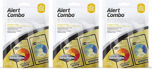Seachem PH/Ammonia Alerts Combo Pack, 2 Monitors per Pack (3 Packs)