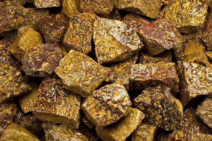 Fantasia Materials: 18 lbs Script Jasper Rough Stones from India