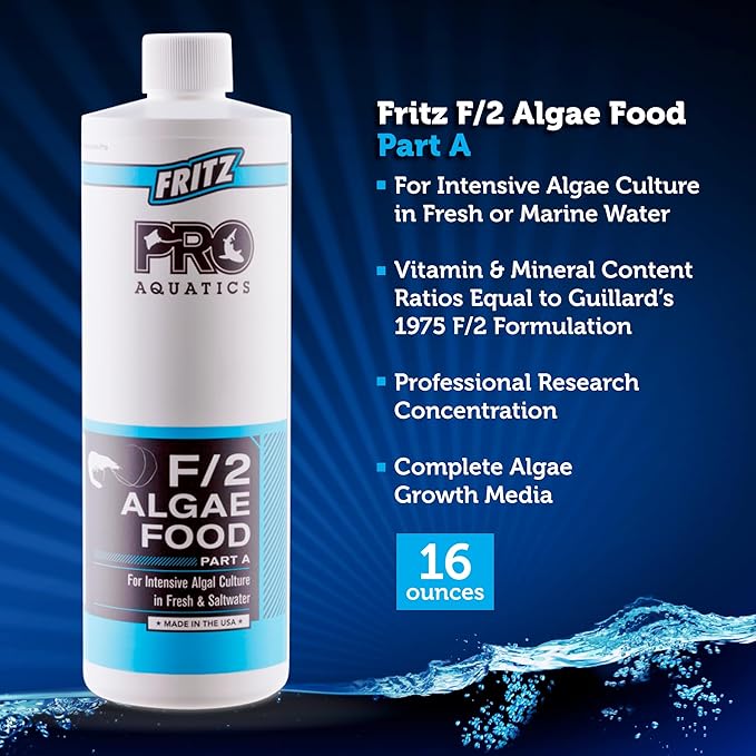 Fritz Aquatics PRO - F/2 Algae Food PTA - 16oz