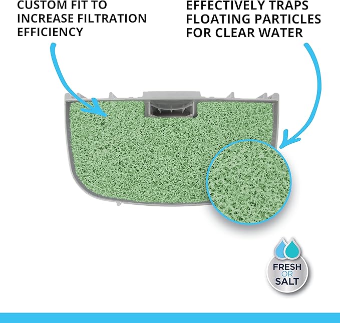 Fluval 107/207 Phosphate Remover Pad, Replacement Aquarium Canister Filter Media, 9-Pack