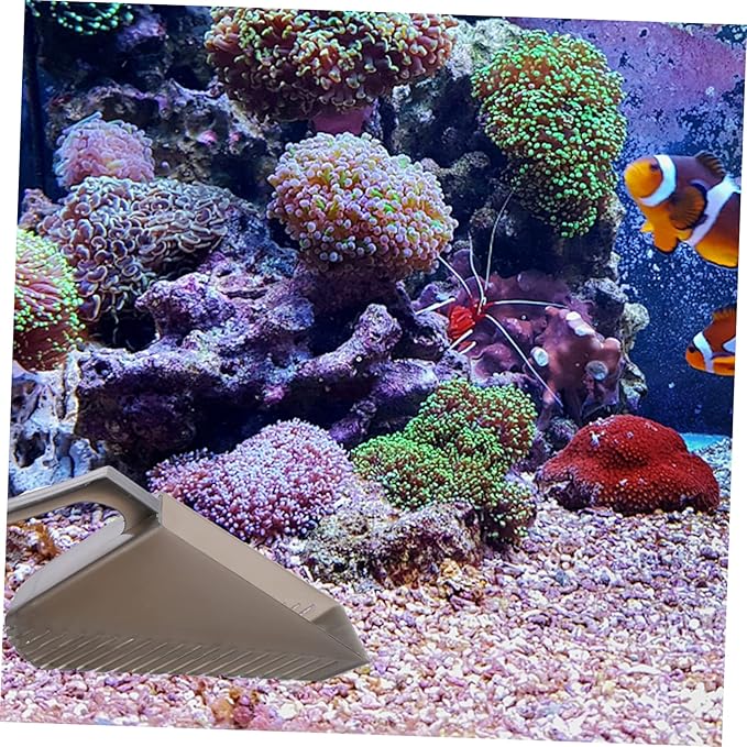 BESPORTBLE Multi-Function Aquarium Sand Shovel for Easy Cleaning Plastic Fish Tank Tool for Substrate Removal and Maintenance Compact Design for Comfortable Use