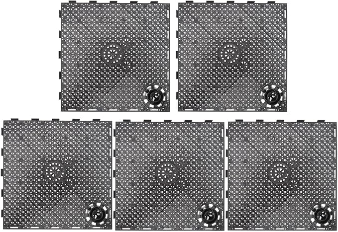Mipcase 5Pcs Aquarium Bottom Filter Pads Plastic Grid Plates Fish Tank Sand Divider Board for Freshwater and Saltwater Tanks Easy DIY Installation Plastic Material