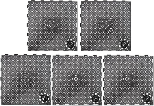 Mipcase 5Pcs Aquarium Bottom Filter Pads Plastic Grid Plates Fish Tank Sand Divider Board for Freshwater and Saltwater Tanks Easy DIY Installation Plastic Material