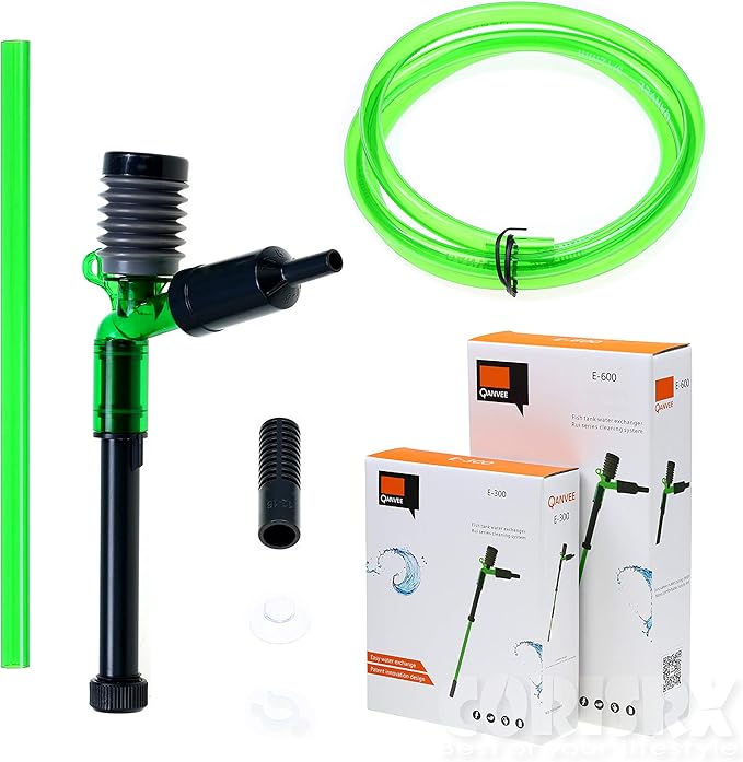 Corisrx Fish Tank Gravel Cleaner Vacuum - Labor-Saving 4 in 1 Compacted Aquarium Water Changer Filter Kit, No Spill 5 ft Water Hose Sand Vacuum, Aquarium Drain Pump Siphon - Gravel Vacuum (18"-23")