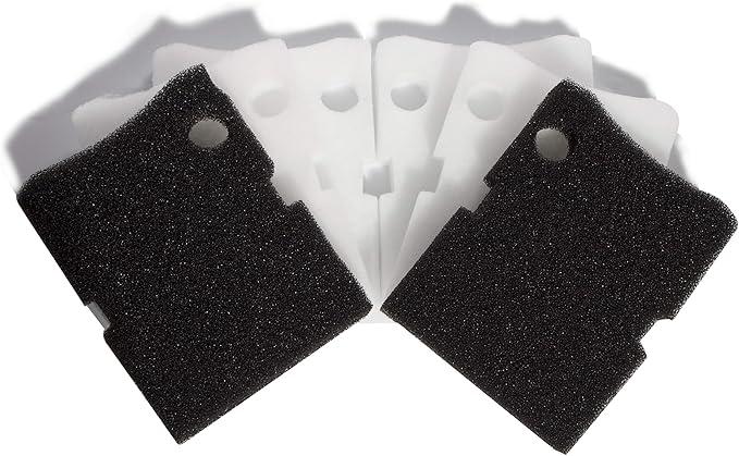 Fine and Coarse Foam Filter Media Fit for Hydor Professional Canister Filter 450/600 (Pack of 6)