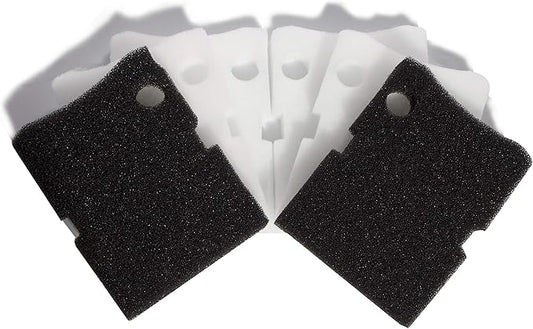 Fine and Coarse Foam Filter Media Fit for Hydor Professional Canister Filter 450/600 (Pack of 6)