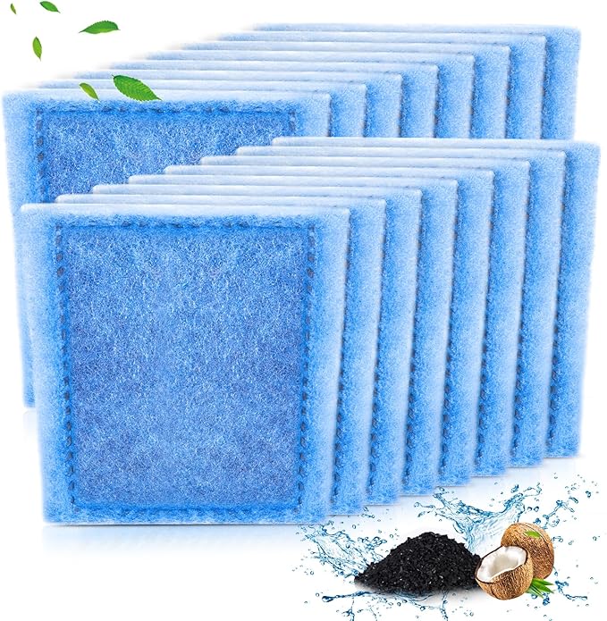 Umlecoa 8/16/32 Pack Rite-Size C Filter Cartridges Compatible with MarineLand Penguin PRO Power Filters 275/375 & Original Penguin Power Filters 200/350 - Rite-Size C Replacement Filter Cartridges