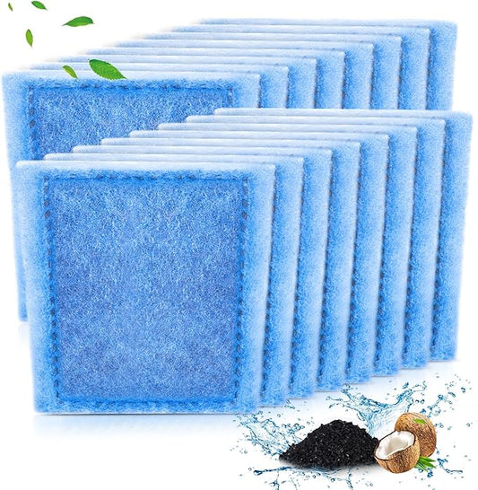 Umlecoa 8/16/32 Pack Rite-Size C Filter Cartridges Compatible with MarineLand Penguin PRO Power Filters 275/375 & Original Penguin Power Filters 200/350 - Rite-Size C Replacement Filter Cartridges