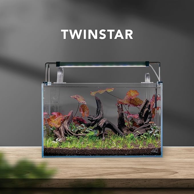 TWINSTAR LED EA Series Aquarium Light - Full Spectrum Fish Tank Light for Aquatic Plants for Aquarium, Built-in Timer & Dimmer (900EA | 90-100 cm - 52W)