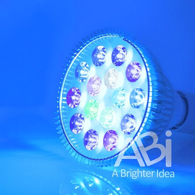 ABI 12W Tuna Blue LED Bulb Coral Reef Optimized Spectrum PAR38