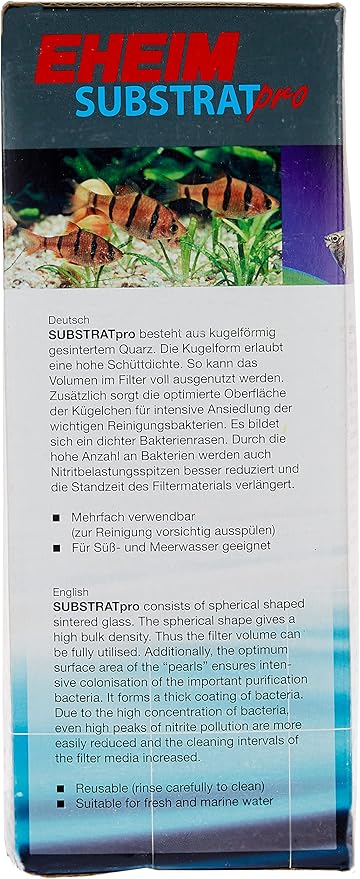 EHEIM Substrat Pro Biological Filter Media (Sintered Pearl-Shaped Glass) 2L