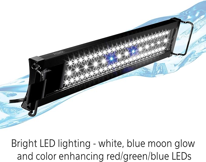 Aqueon LED OptiBright MAX Fish Tank Aquarium Light with Remote Control, 18-24 Inch