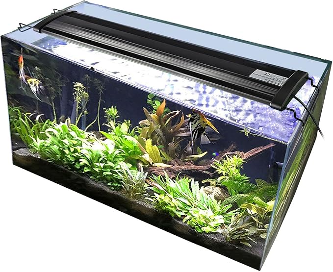 Aquarium Hood Lighting Fish Tank Light 36 inch - 46 inch for Freshwater and Saltwater Blue and White Light 90cm - 115cm