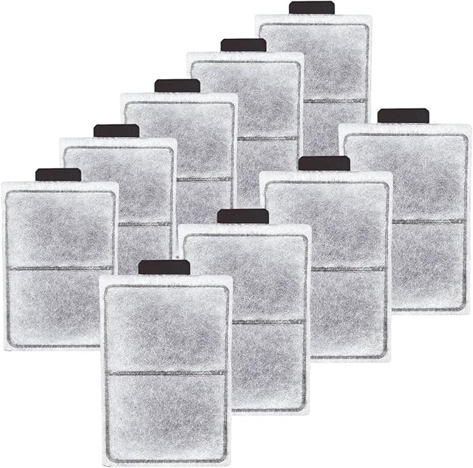 9 Pack PF-L Fish Tank Filter Cartridges, Aquarium Filter Cartridges Replacement Compatible with Top Fin Silenstream PF20, PF30, PF40 and PF75 Power Filters
