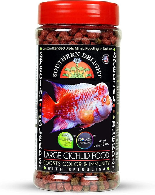 Large Cichlid fish food