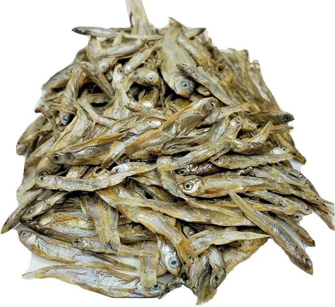 1" to 3" Freeze Dried Fish for Giant Monster Tropical Fish, Pacus, Arowanas, Piranhas, Koi Fish, Cats, Hamsters, Rodents, Sugar Gliders, Aquatic Turtles, Reptiles...9oz Bag