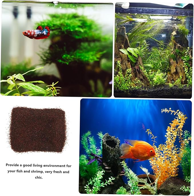 BESPORTBLE Fish Tank Sand Aquarium Gravel Plant Stones Decor for Freshwater Aquarium