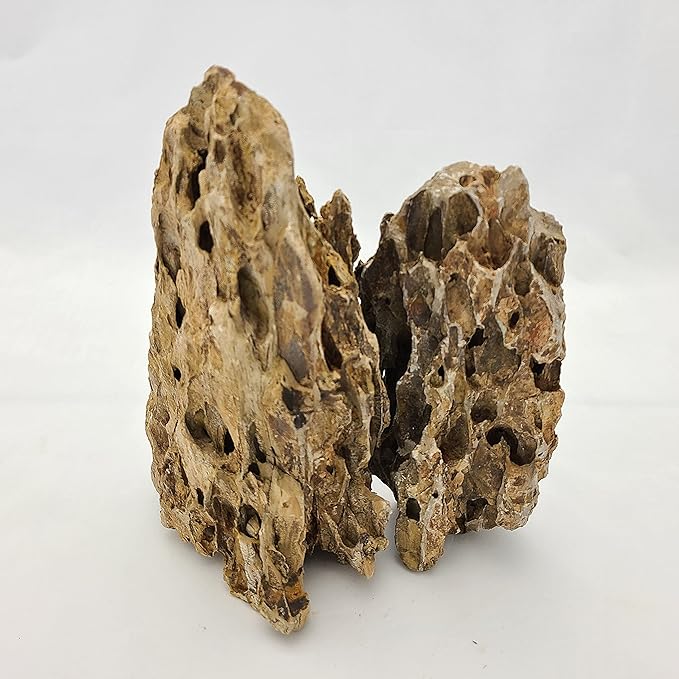 Lifegard Dragon Ohko Aquarium Rock Large Size Stone 40 Lbs Case Qty, Brown